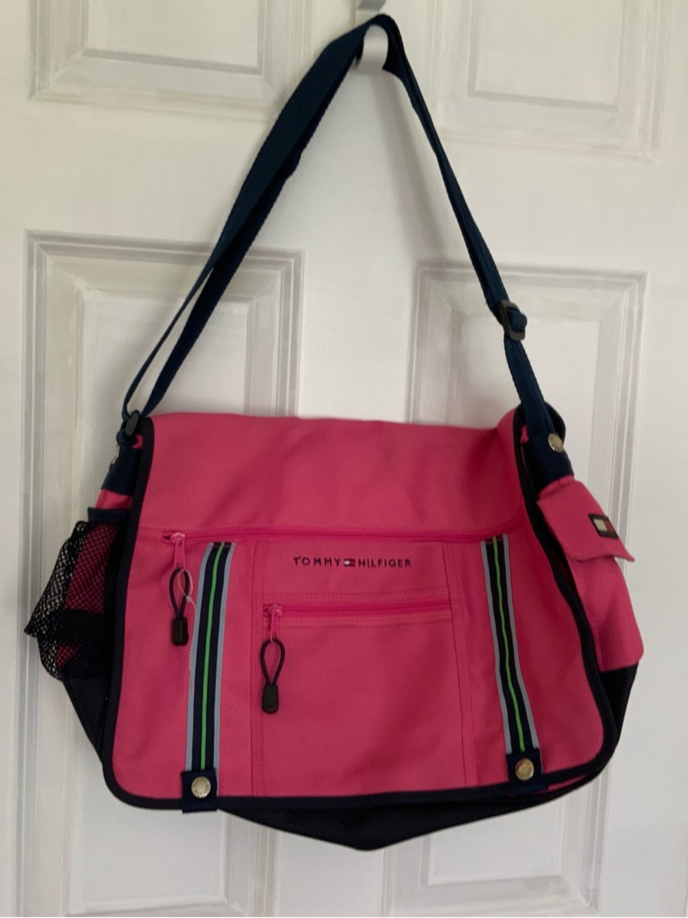 Tommy Hilfiger Pink Messenger Bag